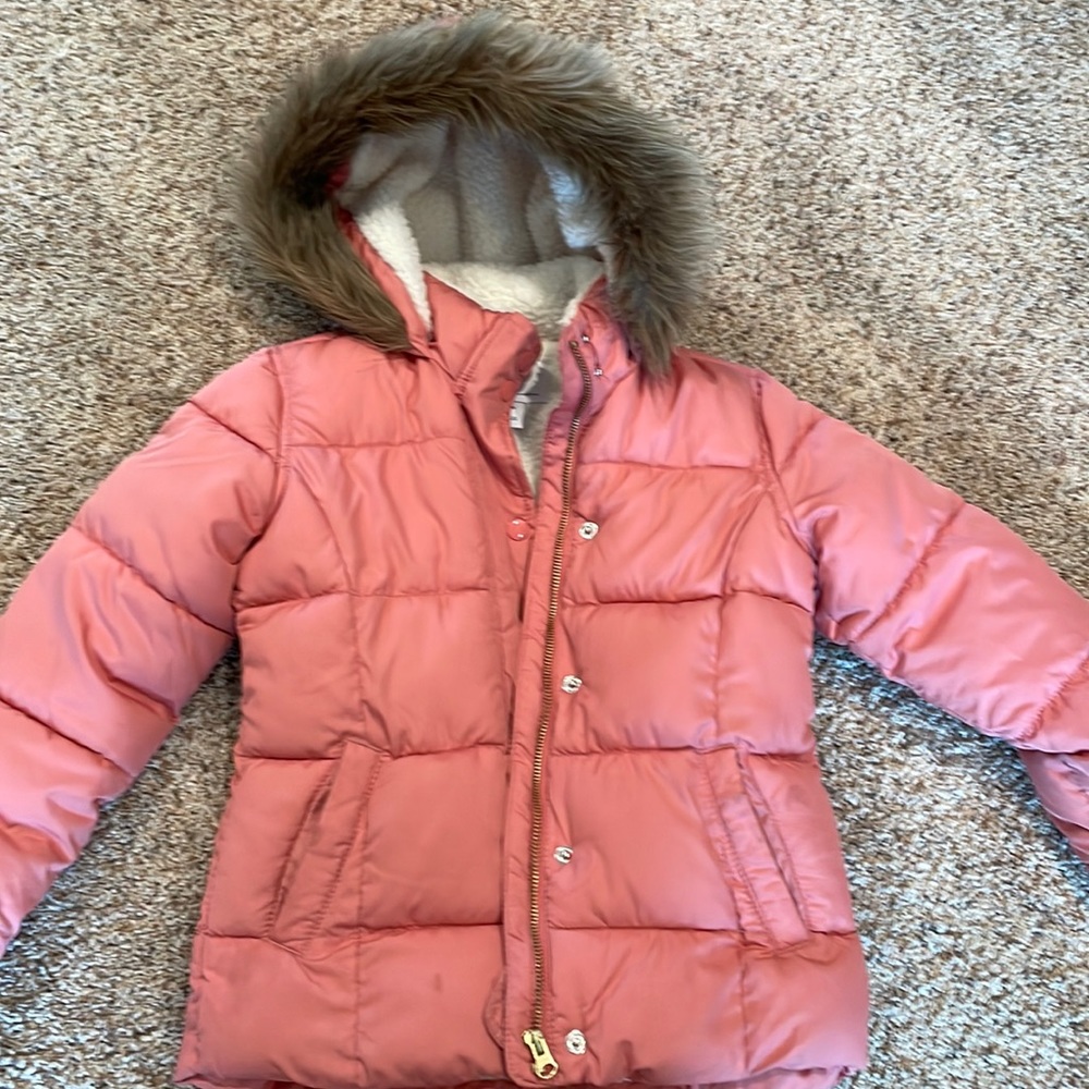 Girls old navy winter coat size medium (8)